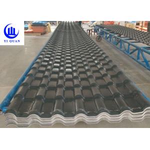 China Green Brand Synthetic Resin Roof Tile ASA Coated Resin Lowes Plastic Sheet supplier