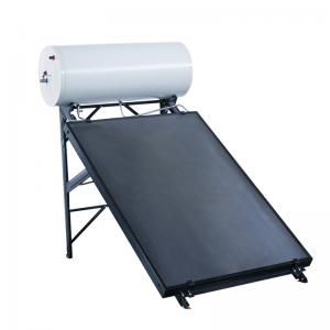135L Rooftop Flat Plate Solar Water Heater High Efficiency Indirect System Integrated