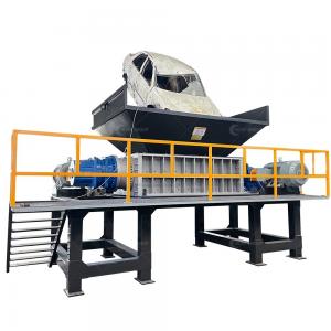 China Double Shaft Shredder for Strong Metal Heavy Duty Industrial Shredder 2300KG Capacity supplier