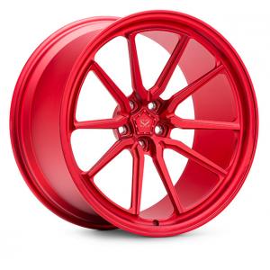 Candy Red Flat Porsche Forged Wheels 24inches Car Customized For GT Car