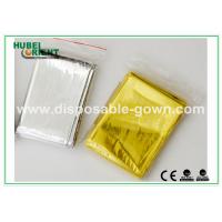 China Customized Silver Emergency Thermal Blanket / Waterproof Emergency Foil Blanket on sale