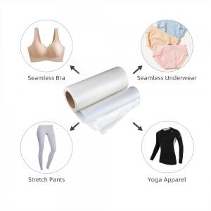 China Seamless Bra Bonding Process Hot Melt Adhesive Films Jelly Glue Coiled supplier