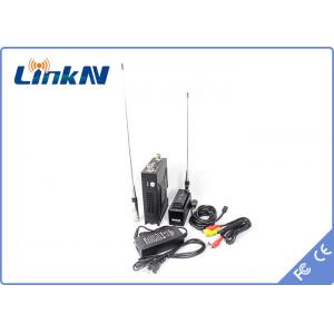 China Military Manpack COFDM Video Transmitter 1-3KM NLOS AES256 Encryption Battery Powered supplier
