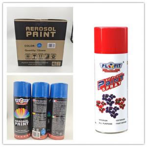 China 1.5g/S Ejection Aerosol Spray Paint 450ml Tinplate Fast Dry TUV For Steel supplier