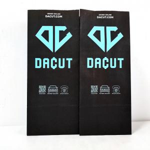 Black Kraft Stand Up Pouches Custom Gravure Printing For Food