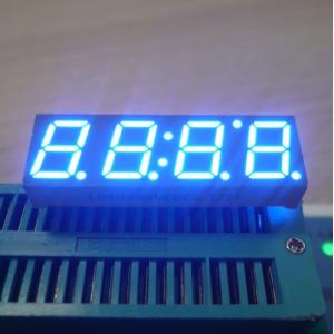 China Ultra Blue Common Anode 0.39&quot; 4 Digit Seven Segment Display For Digital TV STB wholesale