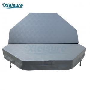 China Octagon Grey Hand Crafted Thermal Vinyl Hot Tub Spa Covers For Balboa Hot Tub supplier