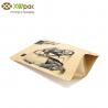 Recyclable Kraft Paper Custom Printed Paper Bags Biodegradable For Snack Coffee