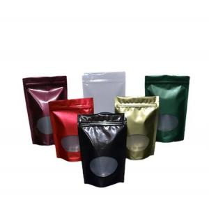 Cheap Customized design Plastic packaging coffee k bags with WIndow