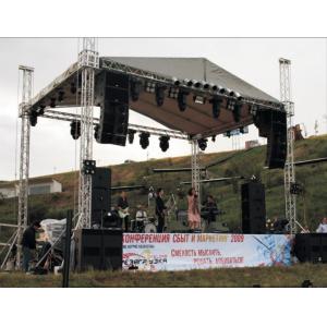 Lightweight Lift Stage Roof Aluminum Stage Truss Tower System