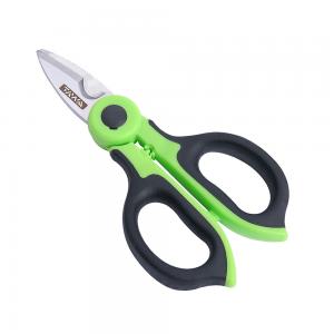 China KS-K2 Fiber Optic Kevlar Cutter Stainless Steel Blade Fast Crimping Scissor Cleaver supplier