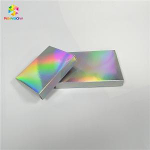 China Customized Printed Glitter Paper Box Packaging Cosmetic Holographic Laser For Gift supplier