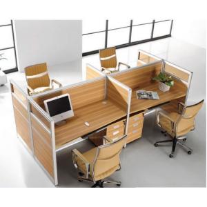 Full High Office Furniture Partitions / L & T Shaped Office Workstation Table