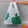 China 0.035mm Shopping Compostable 100 Biodegradable Plastic T Shirt Thank You Bags wholesale