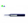 China Optical Fiber Tools LC &amp; MU One Click Cleaner Blue Color 1.25mm For Connector And Adapter wholesale