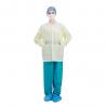 China OEM Hospital Scrub Suit , Disposable Dental Lab Jackets Knit Collar wholesale