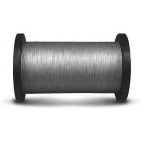China 0.065 - 0.1mm Diamond Cutting Wire High Carbon Steel Core For Crystal Silicon Slice supplier