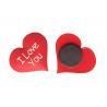 China Vivid 3D Effect Personalized Fridge Magnets Heart Shaped No Toxic Top Materials wholesale