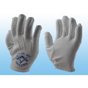 Bleached White Marching Band Gloves Great Flexibility With Plastic Button