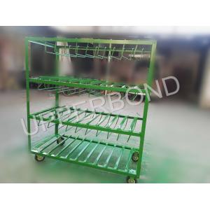 Cigarette Filter Rod Tray Trolley Cart Plant Pushcart Foldable