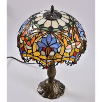 China 9 Inch 12 Inch Mediterranean Handmade Stained Glass Decorative Lamp Living Room Dining Room Bar Glass Table Light on sale