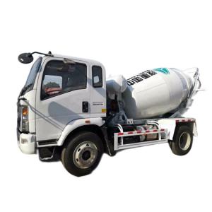 4000 Liters Concrete Mixer Truck SINOTRUK HOWO Cummins Engine 4×2 Mini Truck Mounted Concrete Mixer
