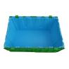 China High Strength Stacking And Nest Warehouse Logistic Turnover Round Trip Totes With Hinged Lid Round Trip Plastic Totes Attached Lid Container Nest Storage Tote Box Distribution Warehouse Storage wholesale