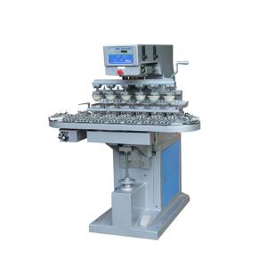 china new pneumatic large conveyor 6-colors pad printing machine for sale