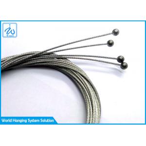 Tension Wire Rope Assembly / Lighting Hanging Cable End Fittings With Ball