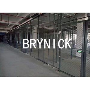 China Independent 4 Sides Wire Mesh Security Partitions For Warehouse 20’ *15’ *8’ supplier