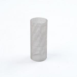 SS304 Wire Mesh Cylinder Filter Stainless Steel Mesh Tube Filter 1-300um