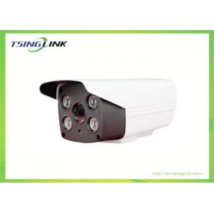 China 4 Lamps 4g Wireless CCTV Camera , Network Bullet Camera IR Distance 60m supplier