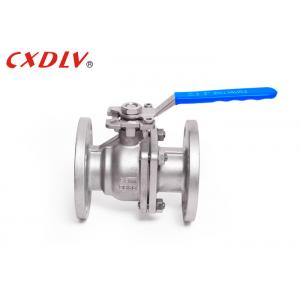 China DIN Double Flanged Ball Valve ISO5211 Pad with Handle or Actuator supplier