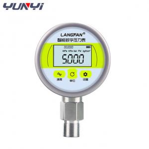 China 80mm Mini Hydraulic Digital Manometer Natural Gas Pressure Gauge supplier