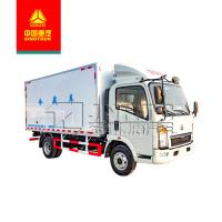 China Sinotruk HOWO 6 Tyres Cool Chain Refrigerated Van Transport Truck Fresh Food Light Duty on sale