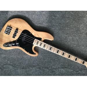 Custom 4 strings fanned fret electric bass ash body maple neck 33-35' passive pick up