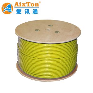 China 23awg Cobre puro UTP FTP SFTP Cat7 Cable Ethernet 100m 305m Rollo para interiores y exteriores supplier