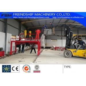 China Semi Trailer Chassis Beam Welding Line Trailer Beam Hydraulic Assembly With Lincoln Electric supplier