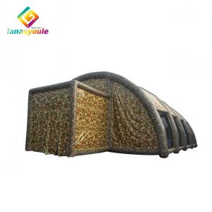 China Camouflage Pvc Inflatable Event Tent Outdoor Use Large Size Tunnel Structure supplier
