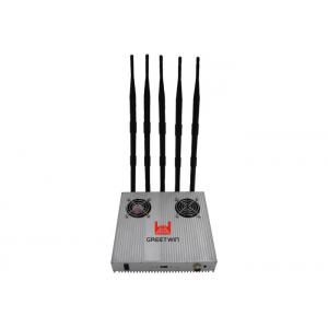 China 12W cinco jammer do telefone celular das antenas 2G 3G 4G/sinal de GPS WiFi construtor wholesale