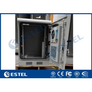 China Galvanized Steel Outdoor Telecom Cabinet Heat Exchanger Cooling 19”Equipment Rack supplier