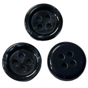 Faux MOP Plastic Shirt Buttons With Rim In 18L 4 Holes Use On Shirt Blouses