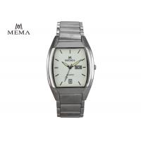 China Trendy Square Quartz Watches Japan Movt , MEMA Wrist Watch With Calendar on sale