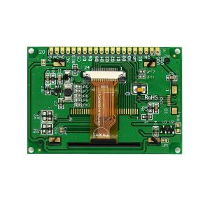 China Custom Size 2.42 Inch OLED LCD Display 8 Bit Resolution 128x64 With PCBA Board wholesale