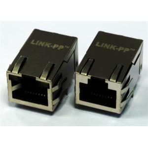 China XFATM9R-CTxu1-4M Single Port Rj45 Connector With Integrated Magnetics 10/100M supplier