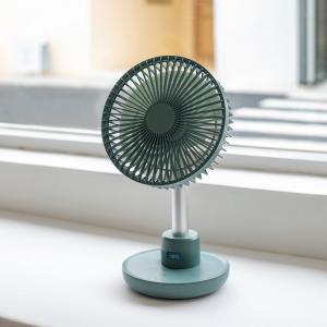 China Usb Battery Rechargeable Table Fan 6 Inch Oscillation Portable Electric Cooling Fan supplier
