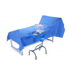 China Blue Baby Birth SMS Medical C Section Drape Pack With CE / ISO supplier