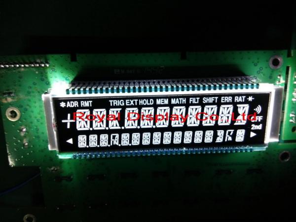 High Reliability Black Va Lcd Display For Car Radios / Air Conditioner