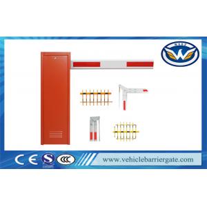 Vehicle Barrier Arm Gate , Security Boom Barriers For Parking Lot Management System
