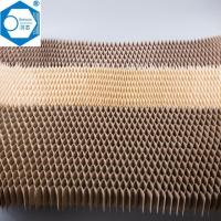 China 1600mm Length Paper Honeycomb Core Strip Shaped Unfolded Paper Honeycomb Door Core on sale